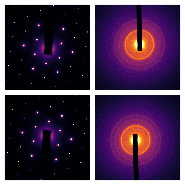 Demonstration of what parts of the image to crop so that the image center coincides with the center of the array. (Source code)